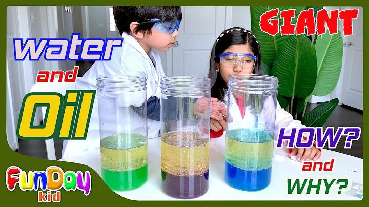 Oil and Water Density Experiment | Science experiment for Toddlers & kids | Part-2@FunDayKid