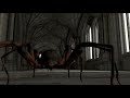 Giant spiders attack cgi animation