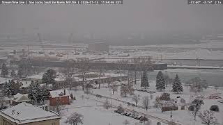American Century passing through the Soo locks, DB to Ashtabula for Winter Layup, on Jan 13th, 2026