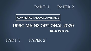 UPSC COMMERCE AND ACCOUNTANCY OPTIONAL MAINS 2020 ANSWER DISCUSSION// PAPER 2// HRM IR// PART 1