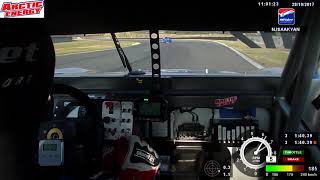 Onboard video N.Isaakyan 191 #117 Arctic Energy Mitjet 28.10.2017 two fast qualifying laps