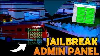 Roblox Jailbreak Hack Admin Panel Exploit On Jailbreak Roblox - admin panel hack roblox