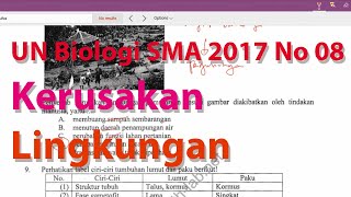 N8 Kerusakan Lingkungan Pembahasan Ujian Nasional Biologi SMA 2016 2017 N8 Kerusakan Lingkungan Pembahasan Ujian Nasional Biologi SMA 2016 2017