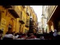 San Calogero 2015 - Passaggio del santo in via Atenea con ballo e canto dei portatori.