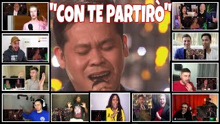 "CON TE PARTIRÒ" REACTORS REACTION COMPILATION/AGT SEMI FINAL/MARCELITO POMOY