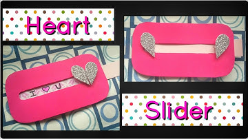 How to make Heart Slider Card for Valentines day, Boyfriend, Anniversary | Explosion box cards