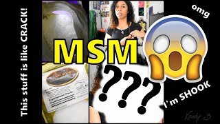 I'M SHOOK!! FAST INTENSE HAIR GROWTH IN 31 DAYS! || MSM Crystals