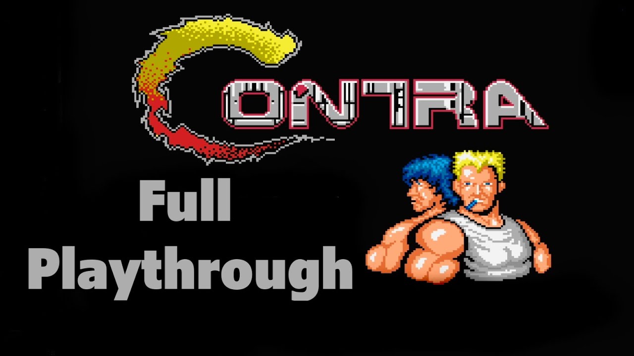 Contra Full Playthrough - YouTube