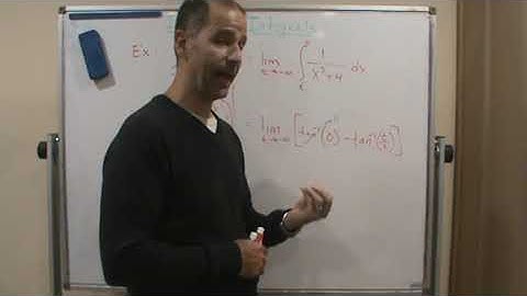 Calc2   Improper Integrals   Example 4