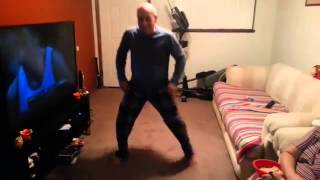 Old man with some hip hop dance moves