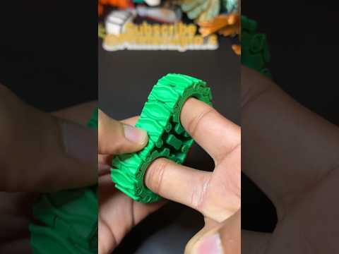 3D Printed Finger Threads Fidget Track. #3dprinting #fidget #toy