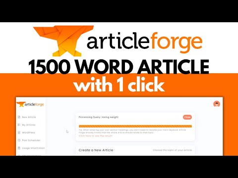 Article Forge Review