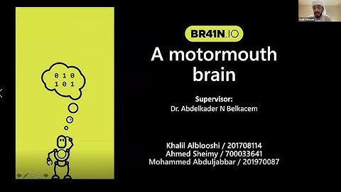 IEEE SMC 2021 Winner: A motormouth brain