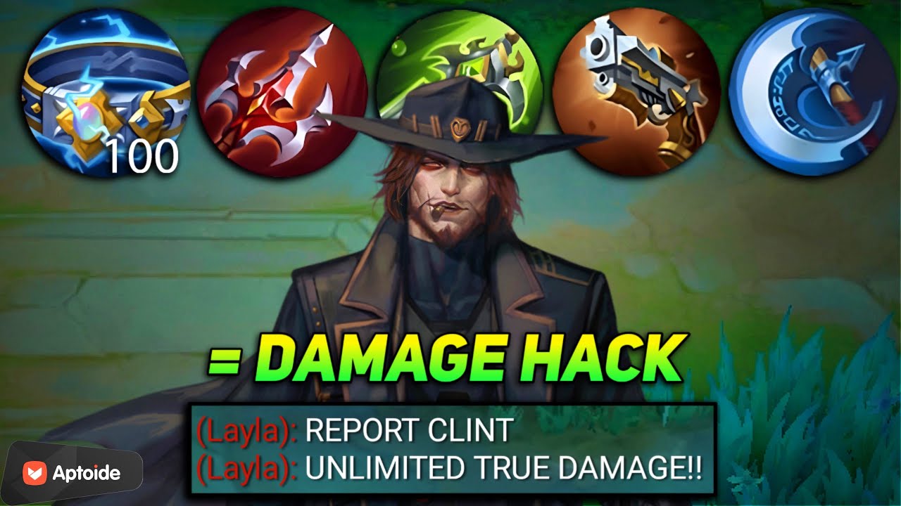 NEW CLINT PERFECT ONE SHOT BUILD AND EMBLEM!!🔥 (you must try) CLINT ...