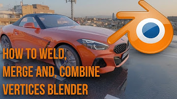 Blender How to Weld Merge and Combine vertices vertex