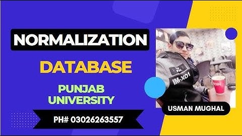 Normalization in Database || BA/BSc Computer Science || ADA ADS Computer Science || Past Paper ADP