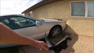 This random car just Drove through a house! What were they thinking!