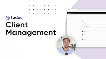 TPdoc Product Demo | Client Management