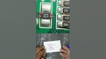 2L0 SMD Current Sense Resistor | 2M0 aur R002 Codes Ka Matlab Samjha Gaya #shorts