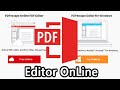 ★ EL MEJOR EDITOR ONLINE DE PDF - 2021