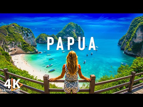 Papua Islands, Indonesia 4K - Tropical Isles, Coral Reefs &amp; Jungle Majesty - VIDEO 4K UHD