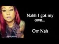 Tiffany Chantelle - Or Nah *Lyrics Video*