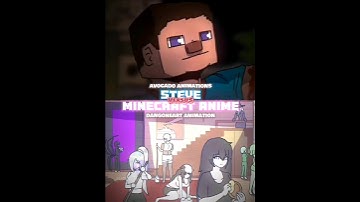 Steve vs Minecraft Anime #shorts #minecraftanime #avocadoanimation #minecraftanimation #vsedit