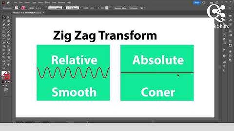How Does Zig Zag Transform Work in Illustrator? | quick share
