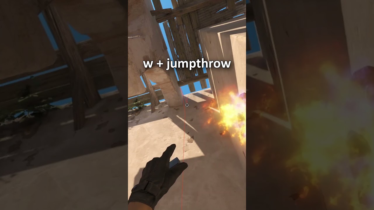 DUST 2 B CAR MOLOTOV FROM TUNNEL! (CS2) 