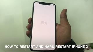How to Restart and Hard restart Iphone X How to Restart and Hard restart Iphone X