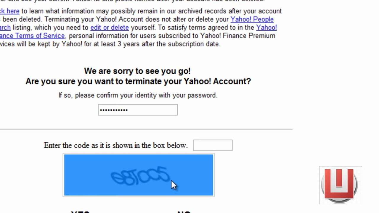 How to delete yahoo account 100% working - YouTube