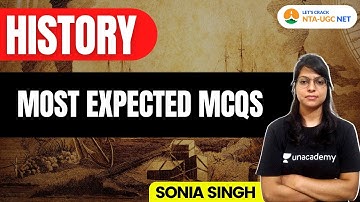 NTA UGC NET 2021 | History by Sonia Singh | Most Expected MCQs