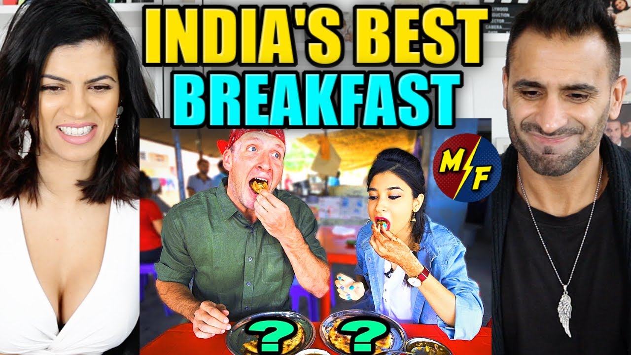⁣India's Best Breakfast Costs 14 Cents! Amazing Punjabi Street Food! REACTION!!