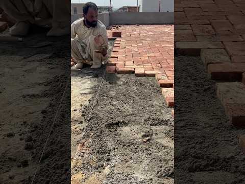 Root top tile installing for water proofing #ideas #construction #hits #ytshorts #viral #grouting