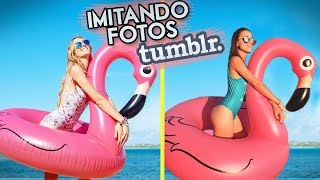 IMITANDO FOTOS TUMBLR NA PISCINA!