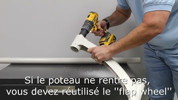installateurs poteaux PVC et plateau