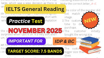 IELTS reading practice test with answers | november 2025
