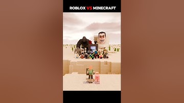 Roblox VS Minecraft 💀 | Animation