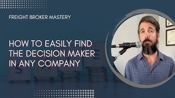 How to Find the Decision Maker in Any Company