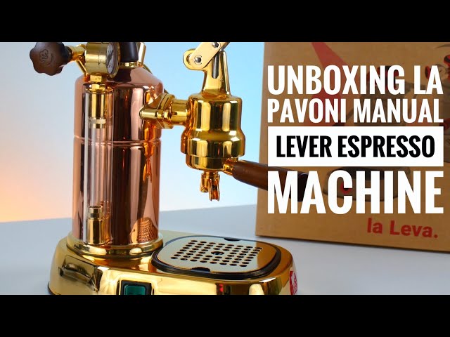 La Pavoni PB-16 Professional Espresso Machine - Copper & Brass