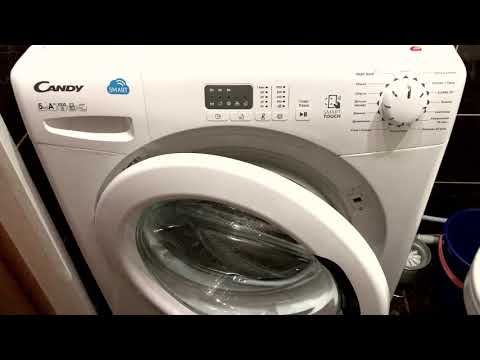 Video: Vaskemaskine Candy CS4 1051D1 / 2-07: kundeanmeldelser, specifikationer, instruktioner og billeder
