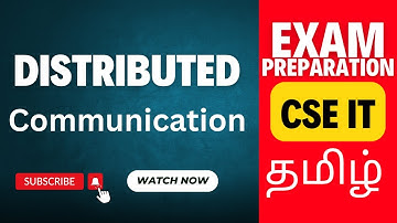 Communication in Distributed Computing | CS3551 Unit 1 Tamil | Anna University Exam 2025