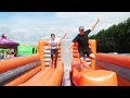 The Worlds Biggest Inflatable Obstacle Course!