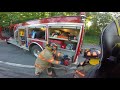 Tri-Village fire engine rescue 33-20 responding to and MVA with entrapment