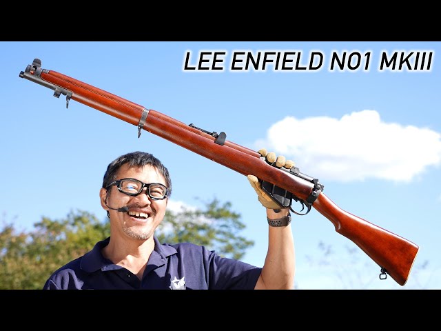 予備マグ＆ダブルガンケース＆バイオ弾サービス】ST Lee Enfield No. Mk III* エアーコッキングライフル  リアルウッド【180日間安心保証つき】