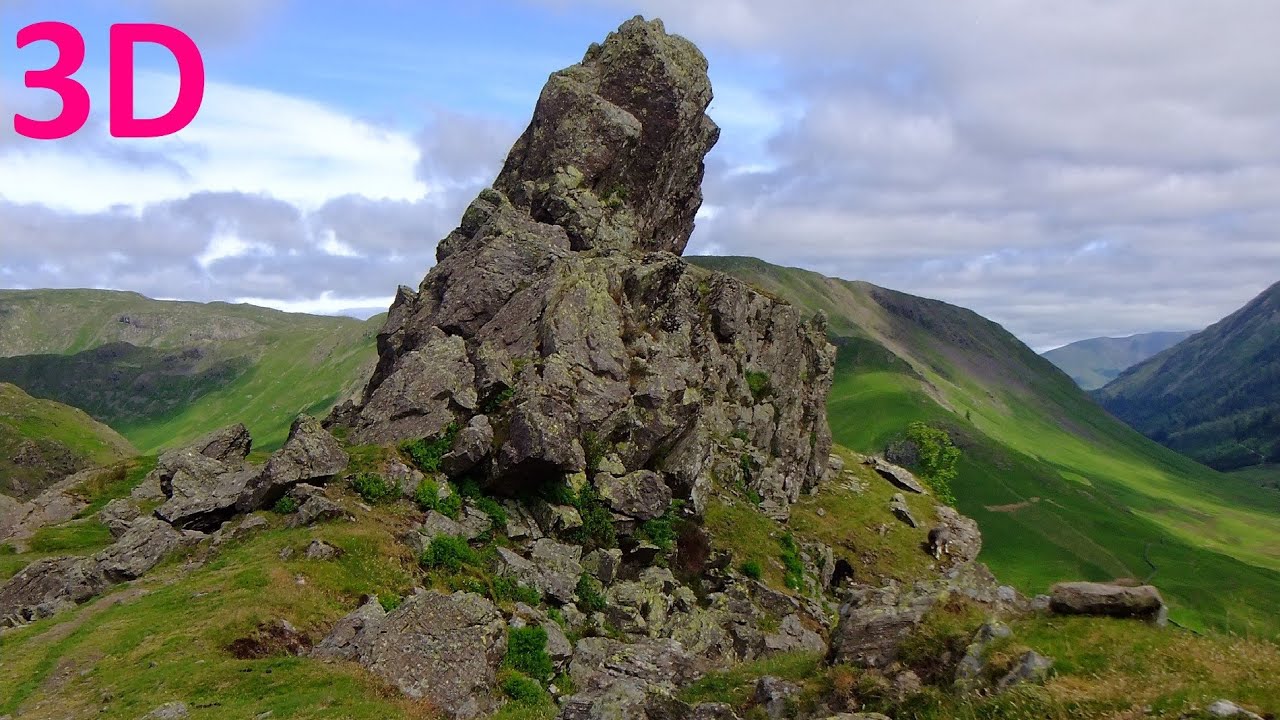 Helm Crag, High, Raise, Easedale Tarn. June 2022