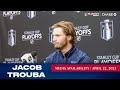 New York Rangers: Jacob Trouba Pregame Media Availability | Apr. 22, 2023