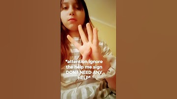 ignore the help me sign alr? #trend