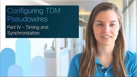 Cisco SPAG: Configuring TDM Pseudowires - Part 4/6: Timing and Synchronization