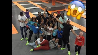 My first vlog!! I took my nieces and nephews to a trampoline park!!